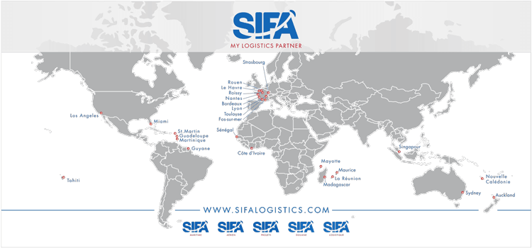 Filiales SIFA dans le monde